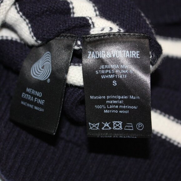 Zadig & Voltaire Women's Jeremia MW Punk Sweater in size Small NWOT MSRP $298 - Picture 14 of 14